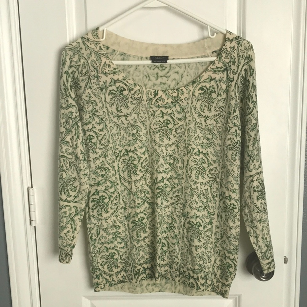Talbots Patterned Sweater - image 1